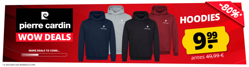 Pierre Cardin WOW Deals Hoodys solo 9,99 €