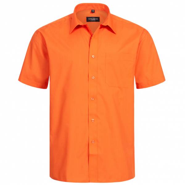 RUSSELL Short Sleeve Poly-Cotton Poplin Herren Hemd 0R935M0-Orange