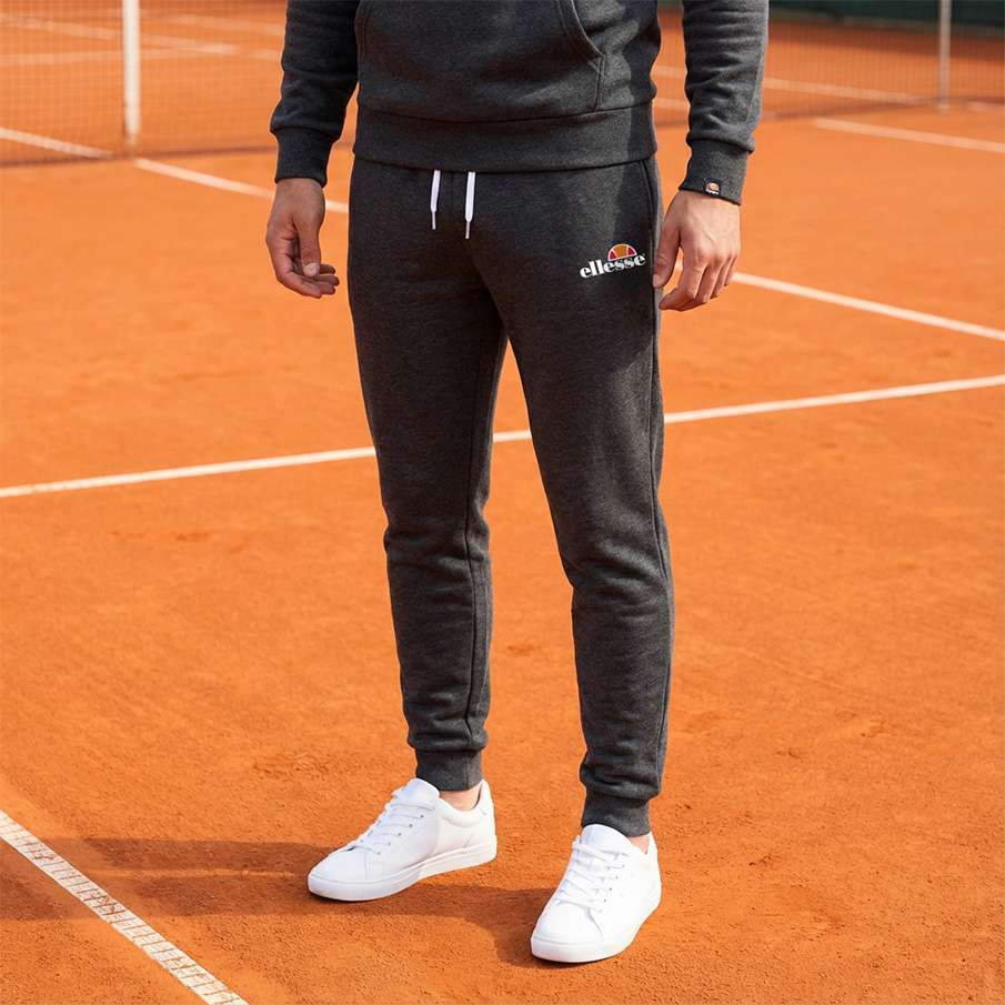 ellesse Karneid Sweat Pants Men Jogging Pants SOP23858-Dk Grey ellesse Karneid Sweat Pants Men Jogging Pants SOP23858-Dk Grey