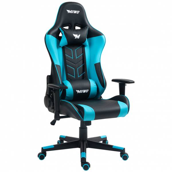MUWO &quot;DEV1L&quot; Esports Gaming chair blue