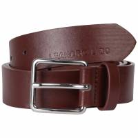 LEANDRO LIDO Comfort Casual Heren Riem bruin