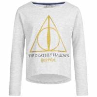 Harry Potter y las Reliquias de la Muerte Niño Camiseta de manga larga gris
