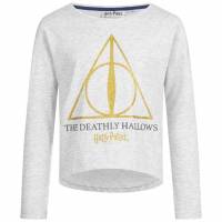 Harry Potter and the Deathly Hallows Kids Long-sleeved Top grey