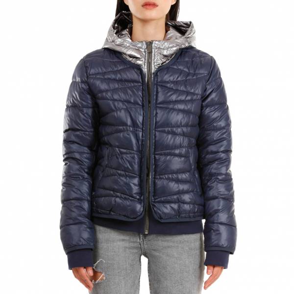 19V69 Versace 1969 Damen Doppeloptik Winterjacke 0098BLU