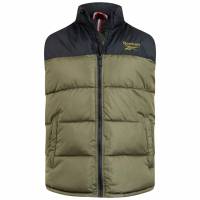 Reebok Puffer Uomo Smanicato RBO13490 Cargo Green