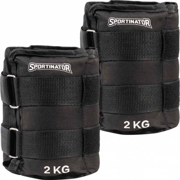 SPORTINATOR Arm- &amp; Bein-Gewichtsmanschetten 2 kg 2 Stück