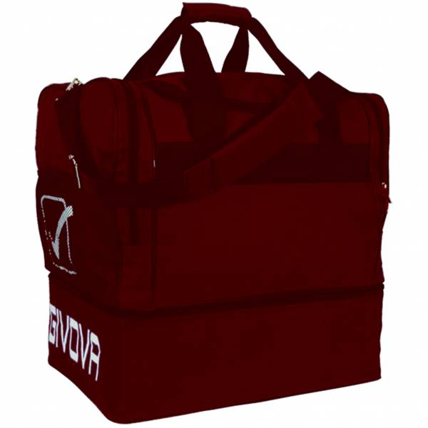 Givova Borsa Bolsa de deporte para fútbol rojo oscuro