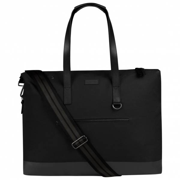 Hunter Canvas Moustache Weekend Donna Borsa UBS7009CPN-BLK