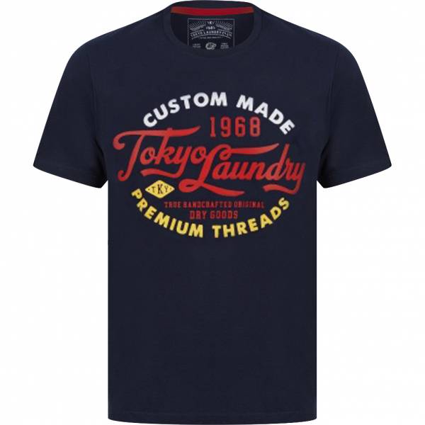 Tokyo Laundry Bluesy Hommes T-shirt 1C18211 Capitaine du Ciel Navy