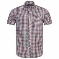 BEN SHERMAN Oxford Men Short-sleeved Shirt 1013391-RED