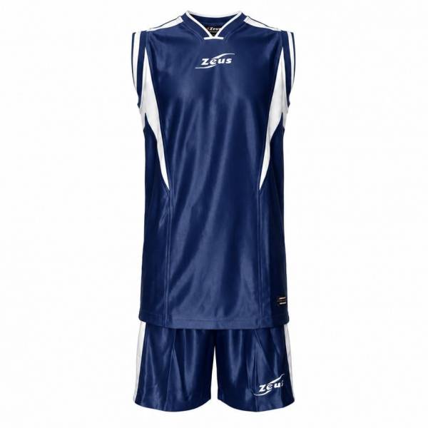 Zeus Kit Sante Koszulka koszykarska + Szorty blu/bianco