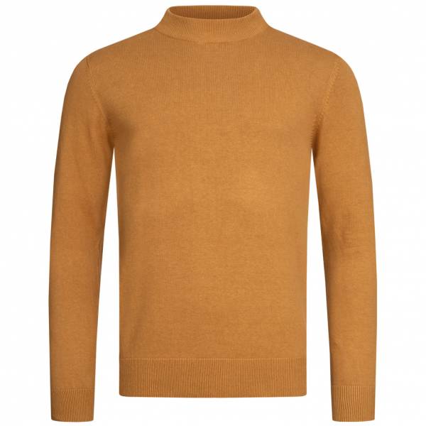 BRAVE SOUL Turtle Neck Uomo Felpa a collo alto MK-181TURTLEF MUSTARD
