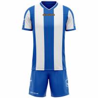 Givova Ensemble de foot Maillot avec Short Kit Catalano bleu / blanc