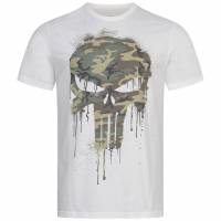 The Punisher One Man Army Camo Men T-shirt FBMTS751WHT