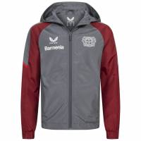 Bayer 04 Leverkusen CASTORE Kinder Kapuzen Jacke TJ1493-GREYRED