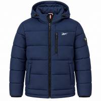 Reebok Stretch Puffer Uomo Giacca invernale OMRB1502-NAVY