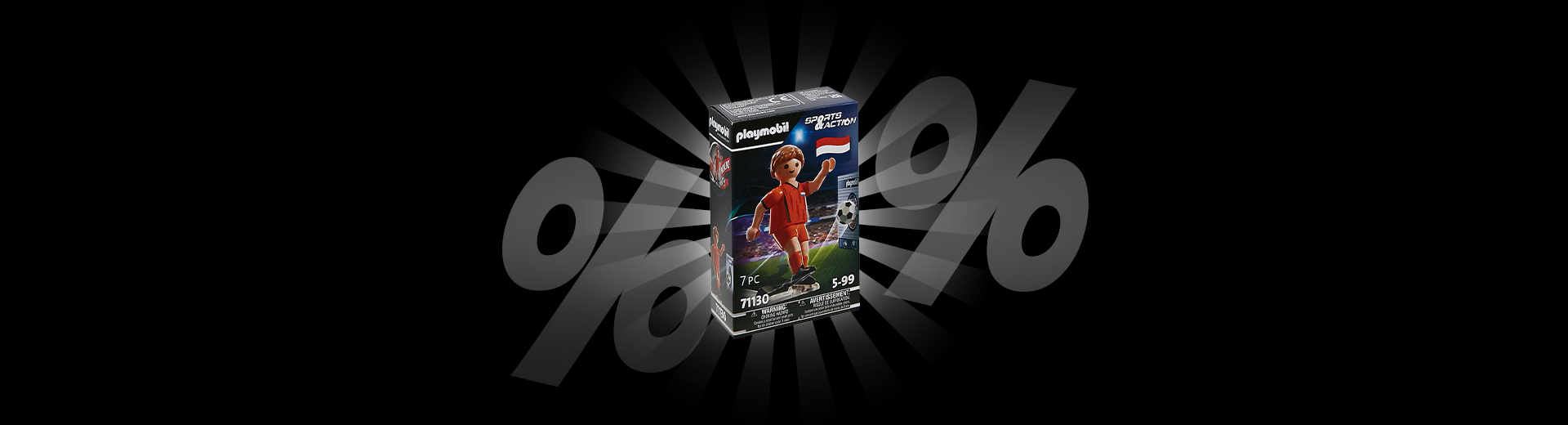 PLAYMOBIL® Football Player with Goal Wall solo 1,11 €