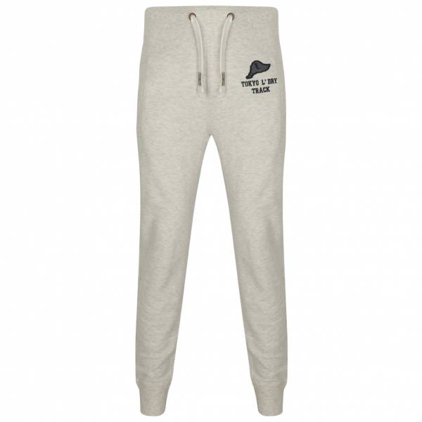 Tokyo Laundry Hollow Cuffed Joggers Herren Sweatpants 1F10890 Heather Grey