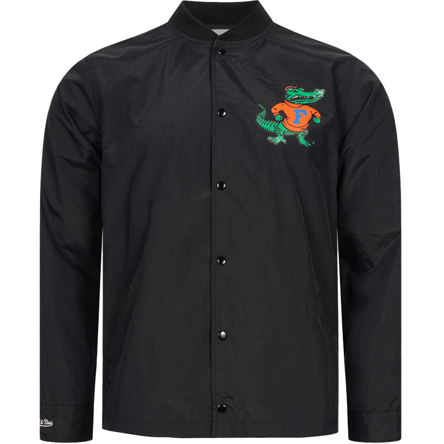 Mitchell & Ness Florida Gators University Coach Jacket BFJKAJ18027-UFLBLCK Mitchell & Ness Florida Gators University Coach Jacket BFJKAJ18027-UFLBLCK