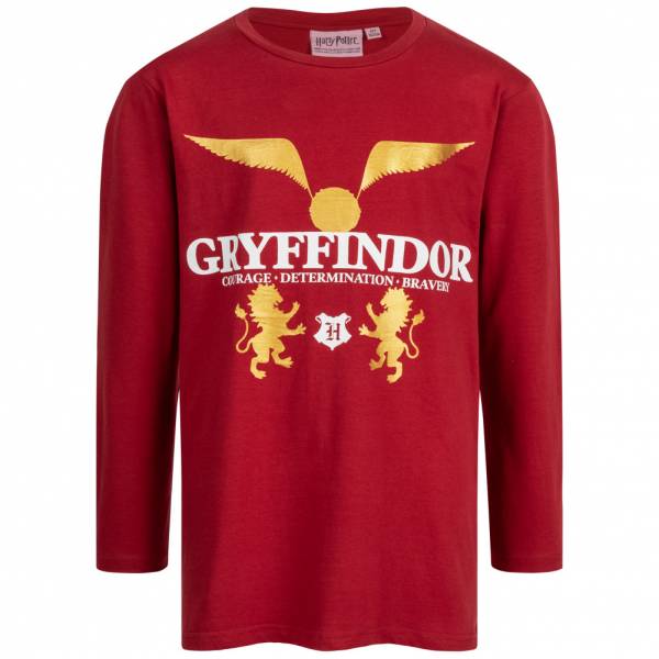 Harry Potter Gryffindor Enfants Haut à manches longues rouge 1000003369