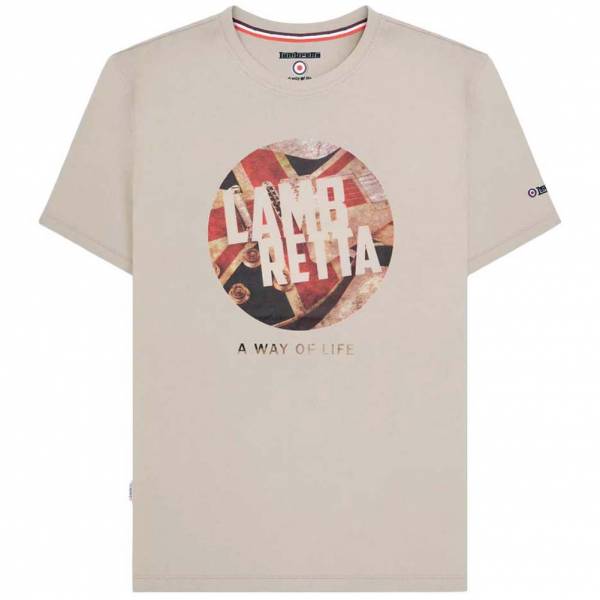 Lambretta Union Jack Guitar Jet Stream Herren T-Shirt SS6741-JET STREAM