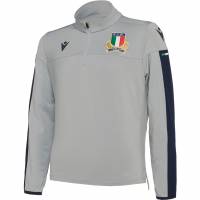 Italien FIR macron 1/4-Zip Kinder Rugby Trainings Oberteil 58100123