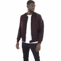 BRAVE SOUL Oslo Hombre Chaqueta bomber MJK-OSLOPKC ROJO