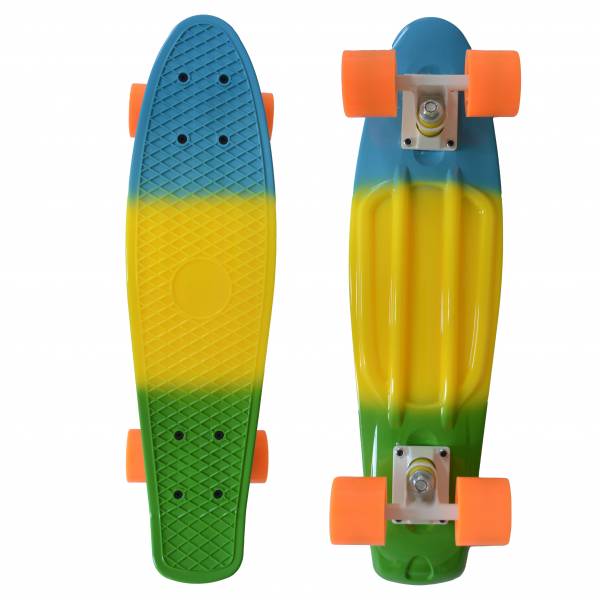 MUWO &quot;Cruiser&quot; Penny Board Mini Skateboard giallo