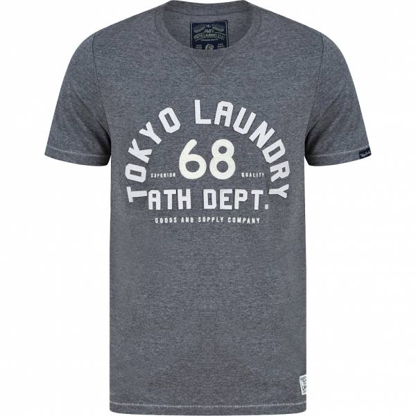Tokyo Laundry Hamberts Herren T-Shirt 1C18204 Mid Grey Marl