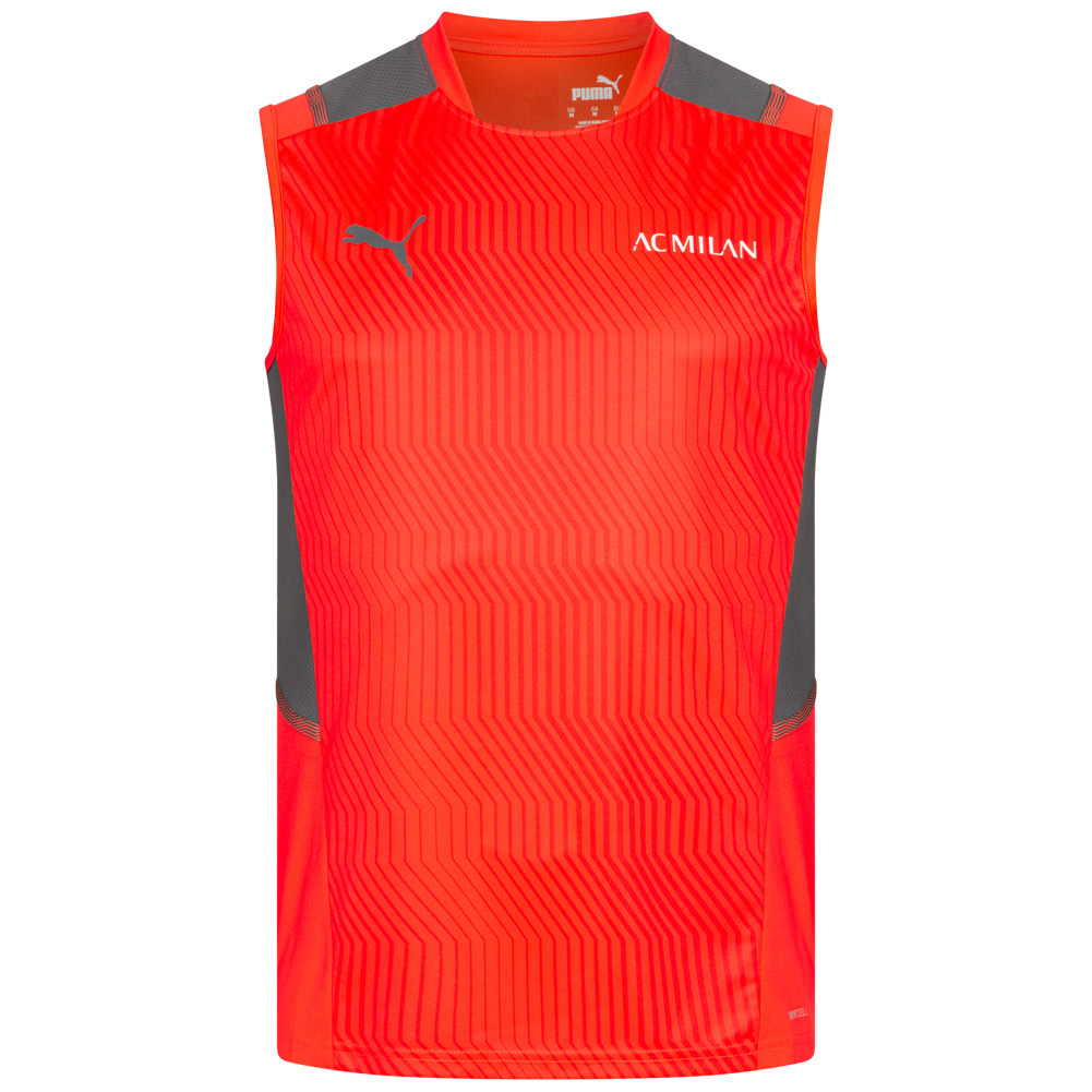 Ac milan sleeveless training jersey cheap