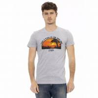 TRUSSARDI Action Men Wild Side T-shirt Gray 2AT03D013