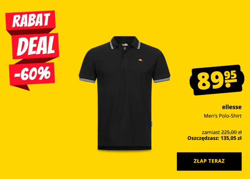 ellesse Men's Polo-Shirt tylko 89,95 zł!