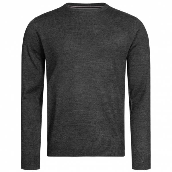 BRAVE SOUL Parsec Crew Neck Hommes Pull CHARBON MK-279PARSECH DK