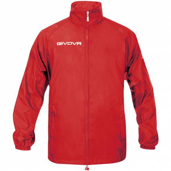 Givova Veste de pluie Rain Basico rouge