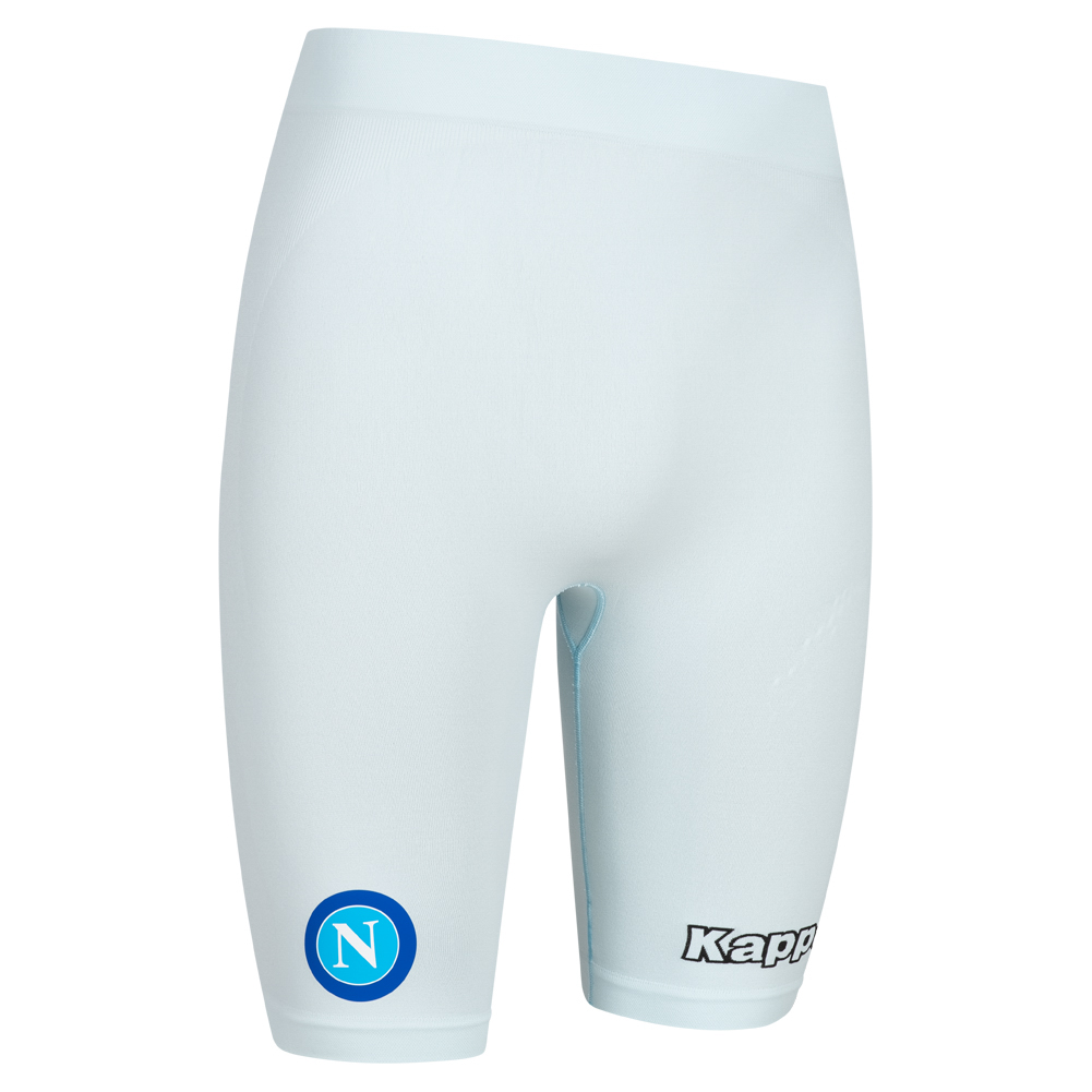 SSC Napoli Kappa Men Compression Shorts 31125IW AZURE PALE SportSpar