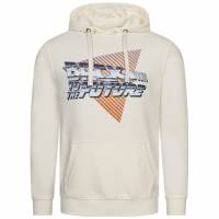 Powrót do przyszłości Chrome Logo Mężczyźni Bluza z kapturem UNMHS071ECR