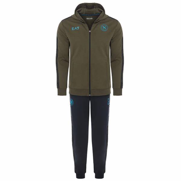 SSC Napoli EA7 Emporio Armani Uomo Tuta sportiva EASSCN25R09-OLIVE-710