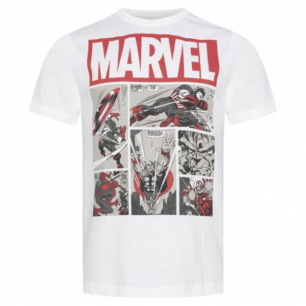 MARVEL Heroes Comics Heren T-shirt FBMTS301WHT