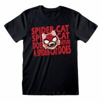 Marvel Comic Spider-Man Miles Morales Spider Cat Men T-shirt SMM06097TSB
