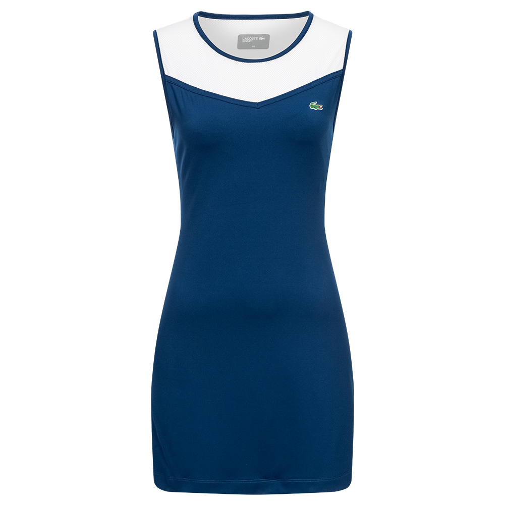 LACOSTE Racerback Mujer Vestido de tenis EF3429-JWK | deporte-outlet.es