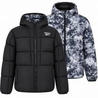 Reebok Doudoune réversible Hommes Réversible Veste d'hiver RBO15010-Noir