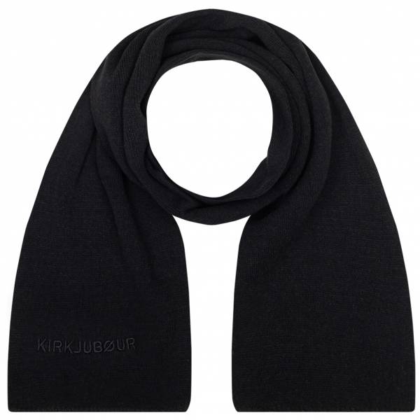 KIRKJUBØUR® &quot;Fryse&quot; Unisex Sciarpa nero