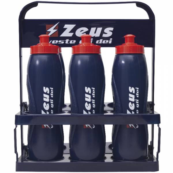 Zeus CESTELLO Flessenhouder met 6 drinkflessen 0,75l