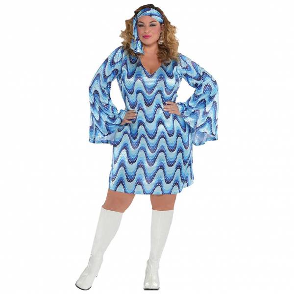 Disco Lady Damen Kostüm 9918193