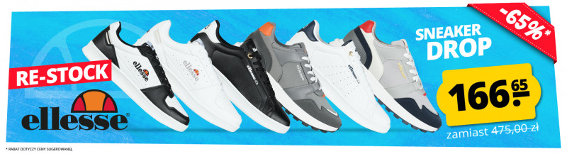 ellesse sneakers back in stock tylko 166,65 Zł