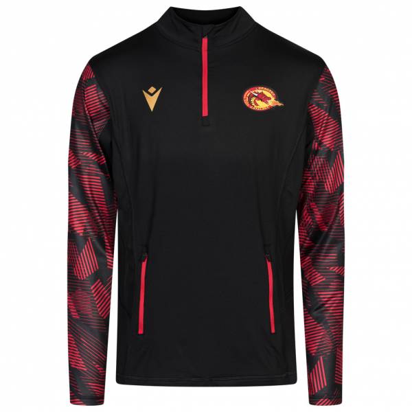 Dragons Catalans macron Mężczyźni 1/4 zip Koszulka treningowa 58546505