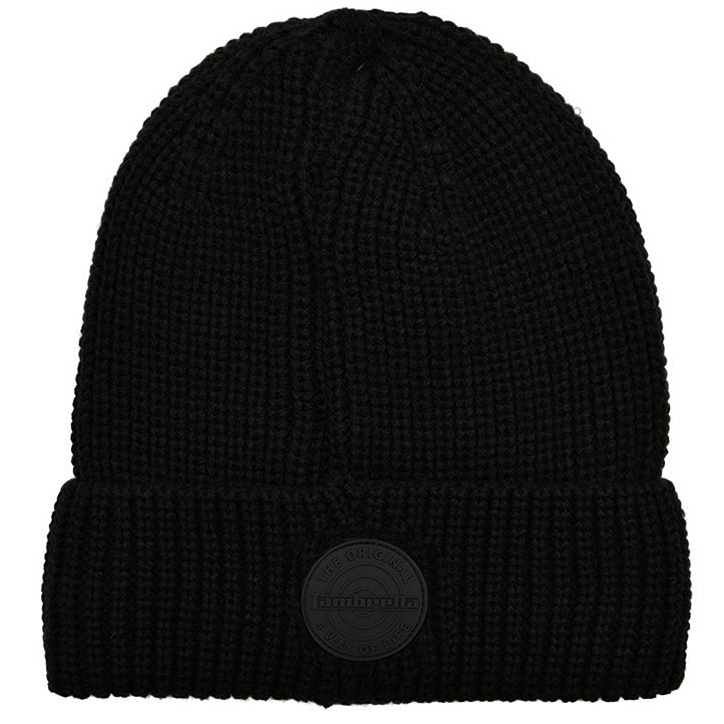 Lambretta Fleece Lined Hat SS4327-BLACK | SportSpar.com