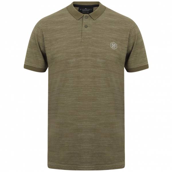 DNM Dissident Matsuki Heren Poloshirt 1X12442 Schildpad Khaki
