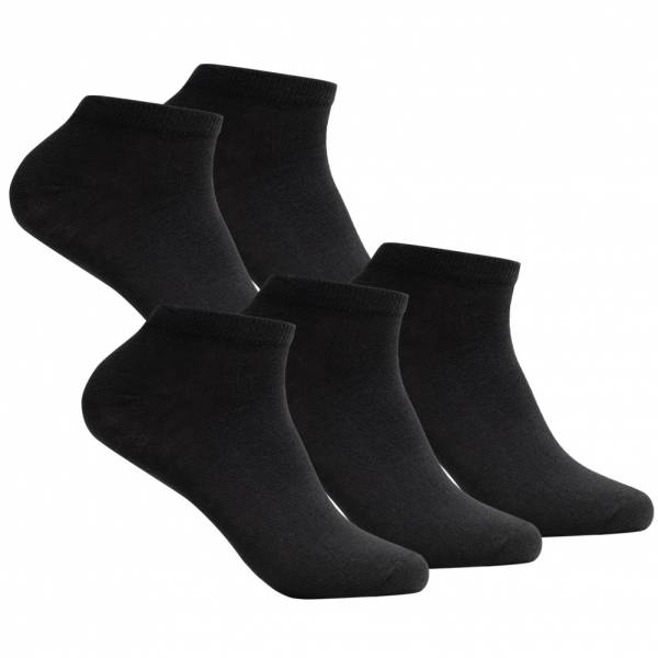 SportSpar Femmes Socquettes 5 paires 220386 Noir