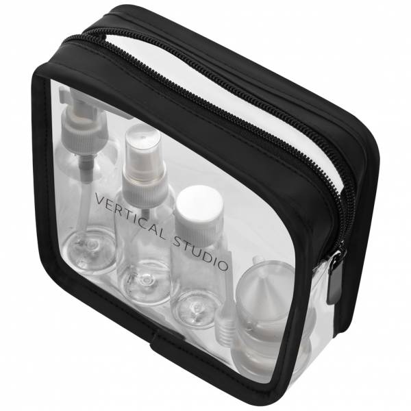 VERTICAL STUDIO &quot;Terråk&quot; Cosmetic bag with travel bottles black